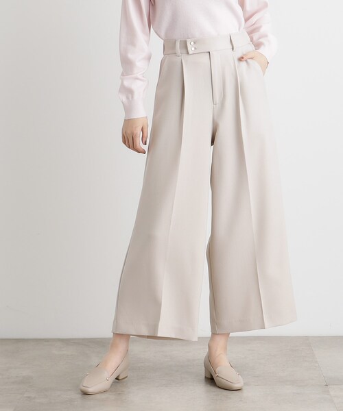 grove（グローブ）の「クロップドワイドパンツ（その他パンツ・レディース・ブラック/グレー/ライトベージュ/ブルー系その他4・02/03/01/04/05）」の14枚目の写真