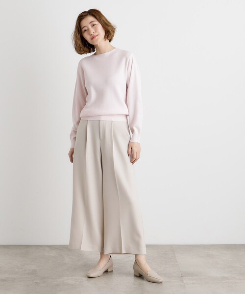 grove（グローブ）の「クロップドワイドパンツ（その他パンツ・レディース・ブラック/グレー/ライトベージュ/ブルー系その他4・02/03/01/04/05）」の16枚目の写真