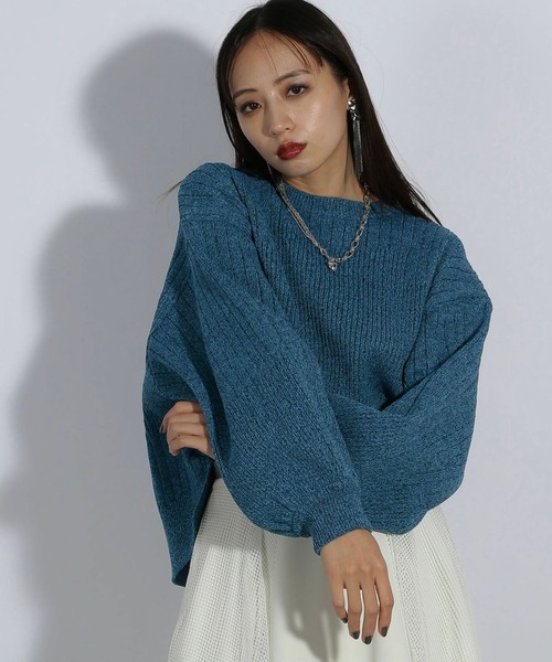 【セール】スポンディッシュニットプルオーバー(HARE)（ニット/セーター）｜HARE（ハレ）