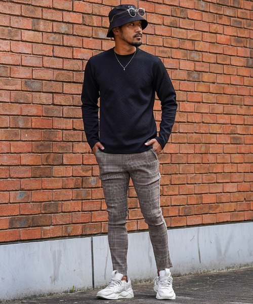 adamsJUGGLER（アダムスジャグラー）の「RTEG B.B チェックパンツ（その他パンツ・メンズ・ブラウン・S/M/L/XL/XXL）」の12枚目の写真