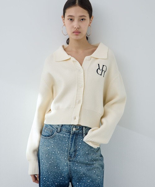 FOREVER 21(フォーエバー トゥエンティーワン)の「【2025SS】襟付きニットカーディガン(カーディガン/ボレロ・レディース・チャコールグレー/オフホワイト/ライトブルー・FREE)」の16枚目の写真