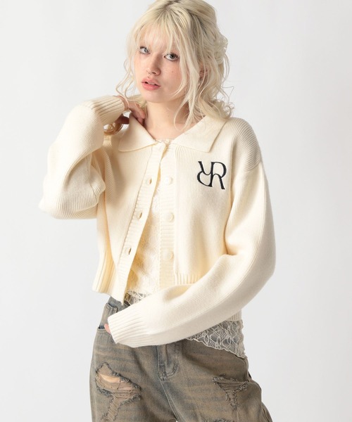 FOREVER 21(フォーエバー トゥエンティーワン)の「【2025SS】襟付きニットカーディガン(カーディガン/ボレロ・レディース・チャコールグレー/オフホワイト/ライトブルー・FREE)」の20枚目の写真