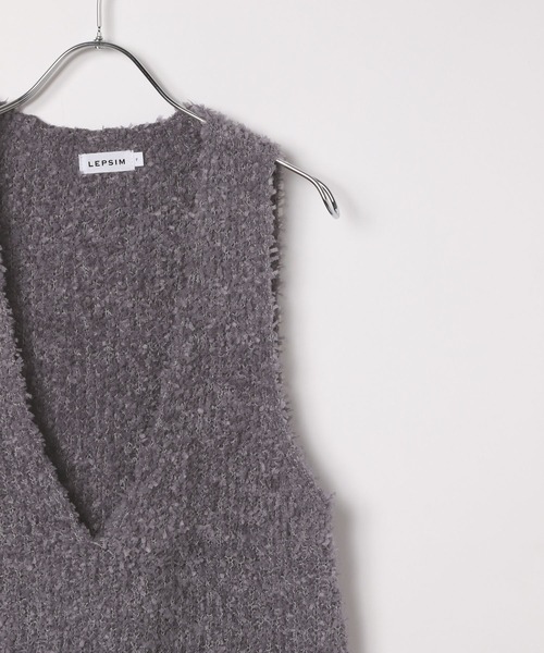 LEPSIM（レプシィム）の「7ゲージペーパーヤーンベスト 292327（ベスト