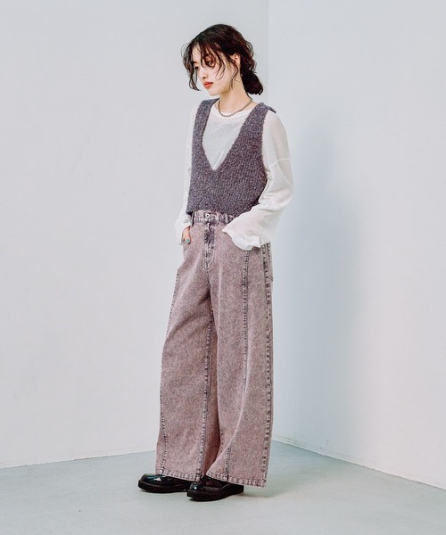 LEPSIM（レプシィム）の「7ゲージペーパーヤーンベスト 292327（ベスト