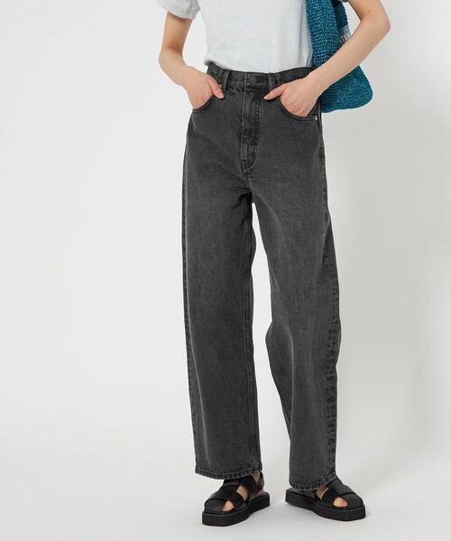 CITEN（シテン）の「＜CITEN＞エッセンシャルストレートデニム（デニムパンツ・レディース・ライトブルー/ブラック/ネイビー・S/M/L）」の2枚目の写真