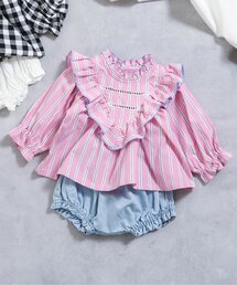 apres les cours | 【リンク】 フリルセットアップ(その他ベビーウェア)