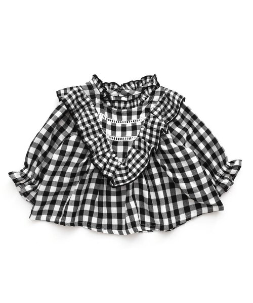 apres les cours(アプレレクール)の「【リンク】 フリルセットアップ(その他ベビーウェア・キッズ・チェック/ストライプ・70/80)」の6枚目の写真