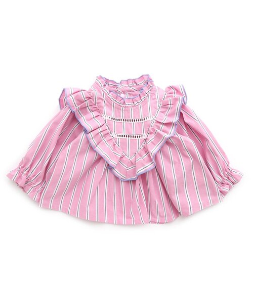 apres les cours(アプレレクール)の「【リンク】 フリルセットアップ(その他ベビーウェア・キッズ・チェック/ストライプ・70/80)」の7枚目の写真