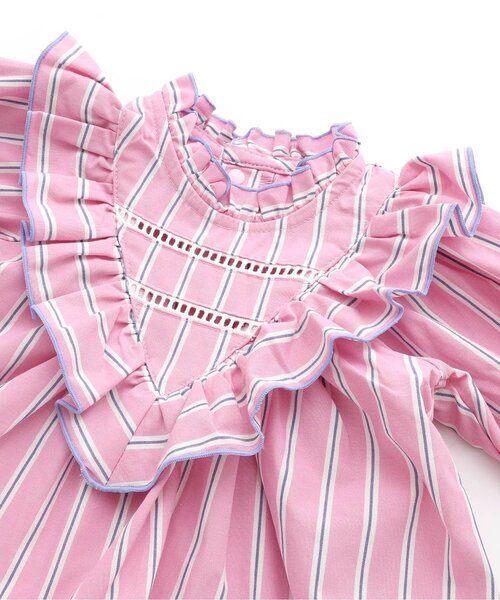 apres les cours(アプレレクール)の「【リンク】 フリルセットアップ(その他ベビーウェア・キッズ・チェック/ストライプ・70/80)」の10枚目の写真