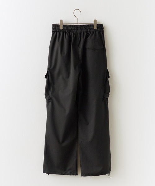 Chick（チック）の「Cargo pants / ドローコード付きカーゴパンツ（カーゴパンツ・レディース・グレー/オリーブ/ブラック/ベージュ・M/L）」の7枚目の写真
