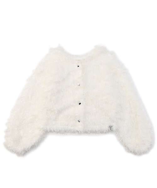 algy(アルジー)の「2WAYテープヤーンタンタケカーデ(カーディガン/ボレロ・キッズ・オフホワイト/サックスブルー・XX-SMALL/X-SMALL/MEDIUM/SMALL)」の8枚目の写真