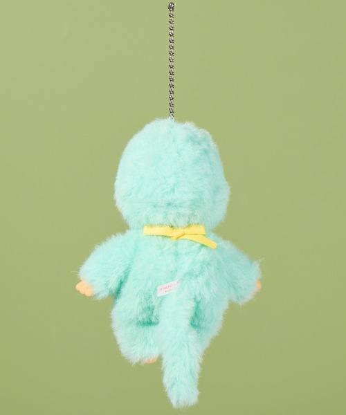 THE BAREFOOT（ベアフット）の「【 Monchhichi / モンチッチ 】 モンチッチCOLORS キーチェーン SKG（キーホルダー・レディース・ホワイト/ブラック/フューシャピンク/グリーン/ピンク/イエロー/ブルー/パープル/レオパード・FREE）」の15枚目の写真