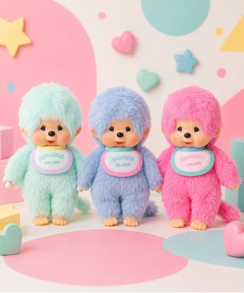 THE BAREFOOT（ベアフット）の「【 Monchhichi / モンチッチ 】 モンチッチCOLORS キーチェーン SKG（キーホルダー・レディース・ホワイト/ブラック/フューシャピンク/グリーン/ピンク/イエロー/ブルー/パープル/レオパード・FREE）」の10枚目の写真