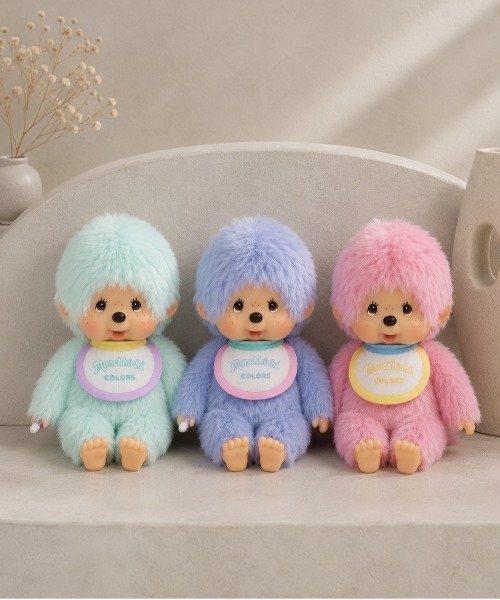 THE BAREFOOT（ベアフット）の「【 Monchhichi / モンチッチ 】 モンチッチCOLORS キーチェーン SKG（キーホルダー・レディース・ホワイト/ブラック/フューシャピンク/グリーン/ピンク/イエロー/ブルー/パープル/レオパード・FREE）」の12枚目の写真