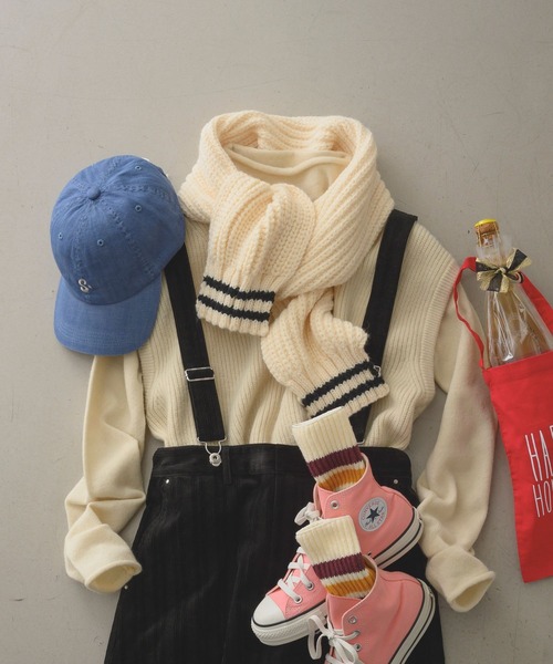 studio CLIP（スタディオクリップ）の「【ONKUL掲載商品】ハッピーワードロゴキャップ（キャップ・レディース・ダークグレー/ピンク/ブルー/オフホワイト・FREE）」の6枚目の写真