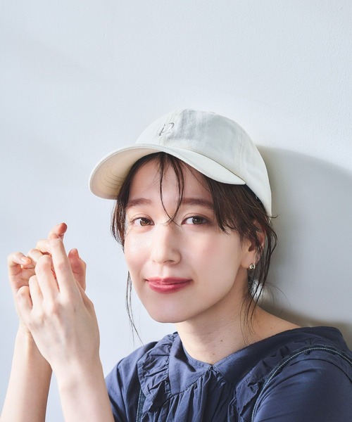 studio CLIP（スタディオクリップ）の「【ONKUL掲載商品】ハッピーワードロゴキャップ（キャップ・レディース・ダークグレー/ピンク/ブルー/オフホワイト・FREE）」の8枚目の写真