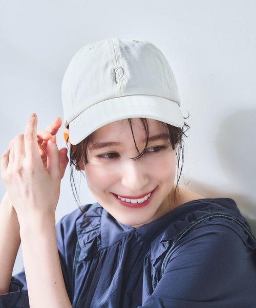 studio CLIP（スタディオクリップ）の「【ONKUL掲載商品】ハッピーワードロゴキャップ（キャップ・レディース・ダークグレー/ピンク/ブルー/オフホワイト・FREE）」の10枚目の写真