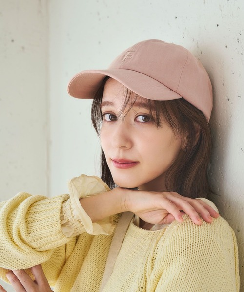 studio CLIP（スタディオクリップ）の「【ONKUL掲載商品】ハッピーワードロゴキャップ（キャップ・レディース・ダークグレー/ピンク/ブルー/オフホワイト・FREE）」の11枚目の写真