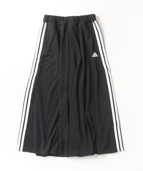 adidas(アディダス)の「adidas/アディダス スリーストライプス ニットスカート(スカート・レディース・ネイビー/ブラック・SMALL/MEDIUM/LARGE)」の2枚目の写真