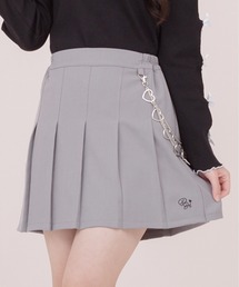 PINKHUNT ピンクハント ハートチェーン付きプリーツ スカート 0362K