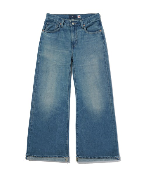 Levi's(リーバイス)の「Levi's/リーバイス BLUETAB(TM) CARVE リラックスジーンズ ミディアムインディゴ MADE IN JAPAN(デニムパンツ・レディース・インディゴブルー・23inch/24inch/25inch/26inch/27inch/28inch)」の7枚目の写真