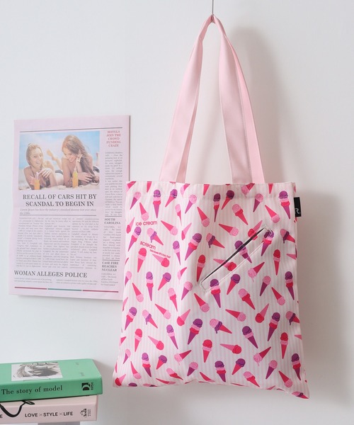 ROOTOTE(ルートート)の「ROOTOTE トートBAG(トートバッグ・レディース・C/A/B/ホワイト系/ホワイト系1/オレンジ系/グレー系/ネイビー系/ブラック・FREE)」の9枚目の写真