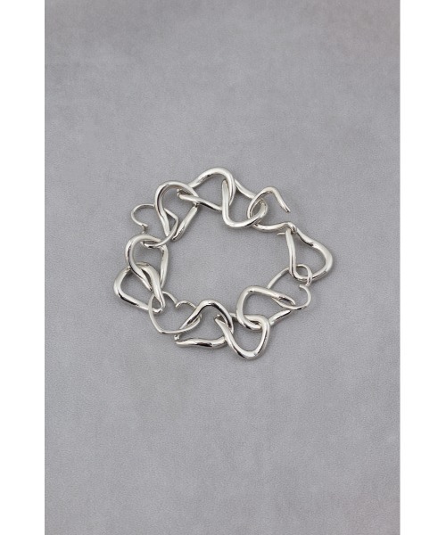 AZUL by moussy（アズールバイマウジー）の「ハートチェーンブレスレット（ブレスレット・レディース・シルバー/ゴールド系その他・FREE）」の5枚目の写真