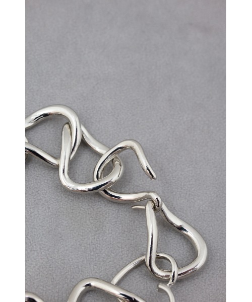 AZUL by moussy（アズールバイマウジー）の「ハートチェーンブレスレット（ブレスレット・レディース・シルバー/ゴールド系その他・FREE）」の7枚目の写真