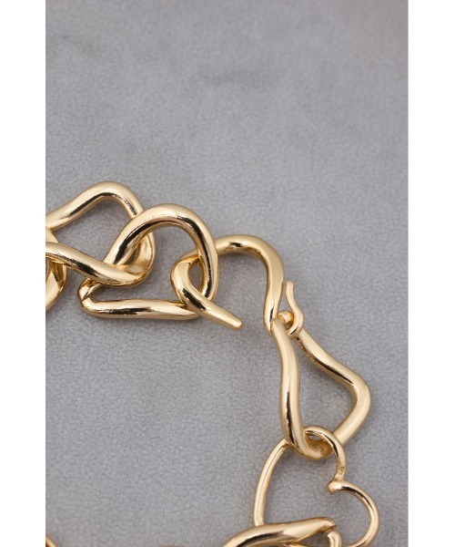 AZUL by moussy（アズールバイマウジー）の「ハートチェーンブレスレット（ブレスレット・レディース・シルバー/ゴールド系その他・FREE）」の12枚目の写真