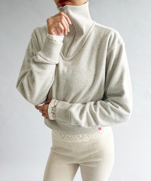 追加2》【miller×LULU】ジップスウェットトップ