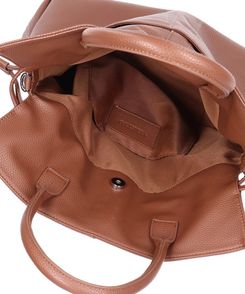 VELETTO（ベレット）の「(VELETTO)DRAWSTRING TOTE BAG（トートバッグ・レディース・ブラック/ブラウン・ONE SIZE）」の11枚目の写真