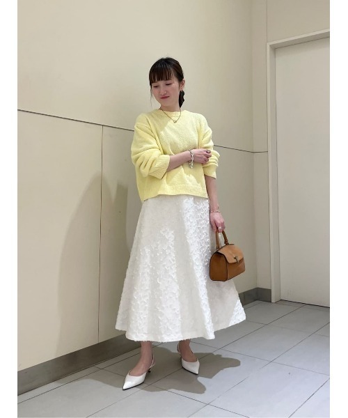 allureville（アルアバイル）の「DUTEL フレアスカート（スカート・レディース・ネイビー/オフホワイト・1/2）」の14枚目の写真