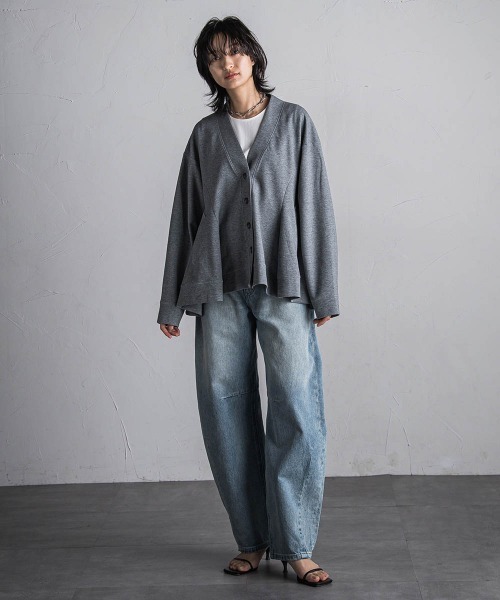 MAYSON GREY（メイソングレイ）の「11OZカーブデニムパンツ≪洗濯機で洗える≫（デニムパンツ・レディース・ブルー/ネイビー・M）」の8枚目の写真