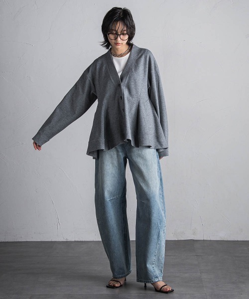 MAYSON GREY（メイソングレイ）の「11OZカーブデニムパンツ≪洗濯機で洗える≫（デニムパンツ・レディース・ブルー/ネイビー・M）」の9枚目の写真