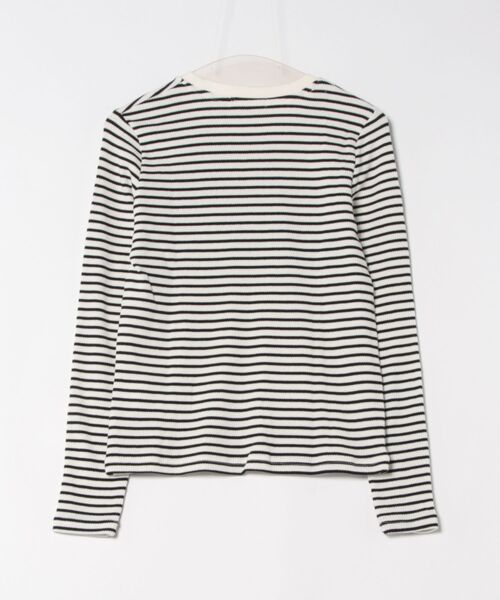aimoha(アイモハ)の「ボーダーカジュアルTシャツ(Tシャツ/カットソー・レディース・ブラック/ブルー/レッド・MEDIUM/LARGE)」の4枚目の写真