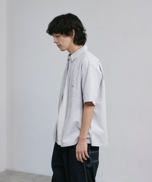 SMITH'S（スミス）の「SMITH’S（スミス）別注ショートスリーブストライプワークシャツ（シャツ/ブラウス・メンズ・その他1・XL/L/M）」の16枚目の写真