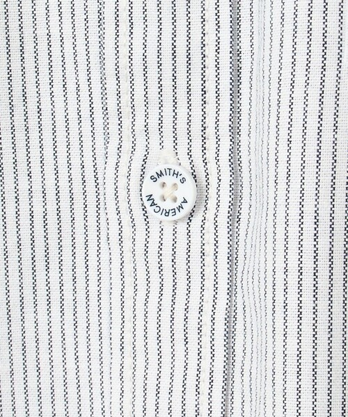 SMITH'S（スミス）の「SMITH’S（スミス）別注ショートスリーブストライプワークシャツ（シャツ/ブラウス・メンズ・その他1・XL/L/M）」の8枚目の写真