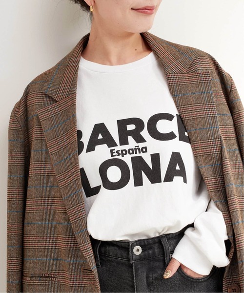 B.C STOCK(ベーセーストック)の「《追加》TRICOMER/トリコメル 別注 ロンTEE(Tシャツ/カットソー・レディース・ホワイト×ホワイト/ホワイト系その他/ホワイト・FREE)」の12枚目の写真