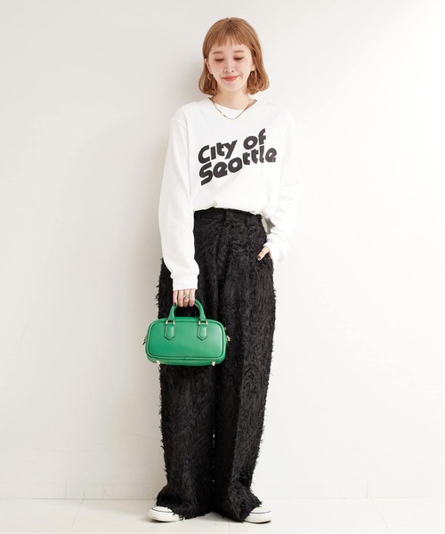 B.C STOCK(ベーセーストック)の「《追加》TRICOMER/トリコメル 別注 ロンTEE(Tシャツ/カットソー・レディース・ホワイト×ホワイト/ホワイト系その他/ホワイト・FREE)」の13枚目の写真