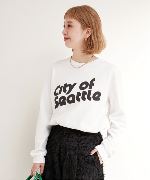 B.C STOCK(ベーセーストック)の「《追加》TRICOMER/トリコメル 別注 ロンTEE(Tシャツ/カットソー・レディース・ホワイト×ホワイト/ホワイト系その他/ホワイト・FREE)」の16枚目の写真