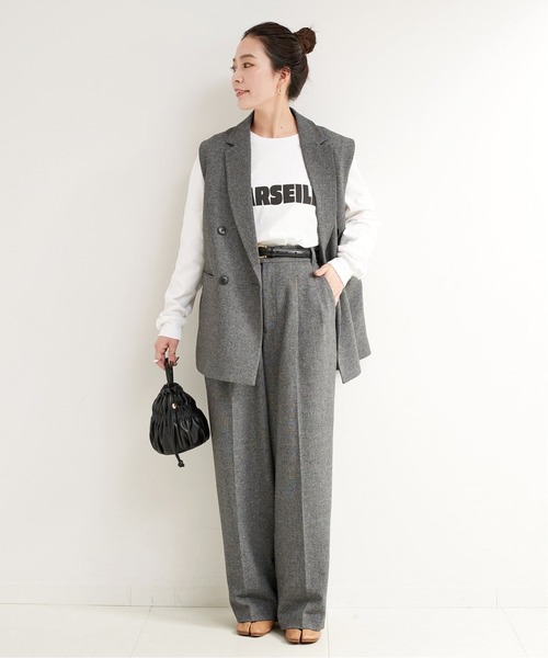 B.C STOCK(ベーセーストック)の「《追加》TRICOMER/トリコメル 別注 ロンTEE(Tシャツ/カットソー・レディース・ホワイト×ホワイト/ホワイト系その他/ホワイト・FREE)」の19枚目の写真