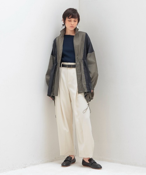 MAISON BOINET（メゾンボワネ）の「MAISON BOINET / gold square belt(ゴールドスクエアベルト 91752G)（ベルト・レディース・ブラック・FREE）」の5枚目の写真