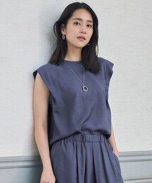 エアリーツイルノースリーブ ブラウス
