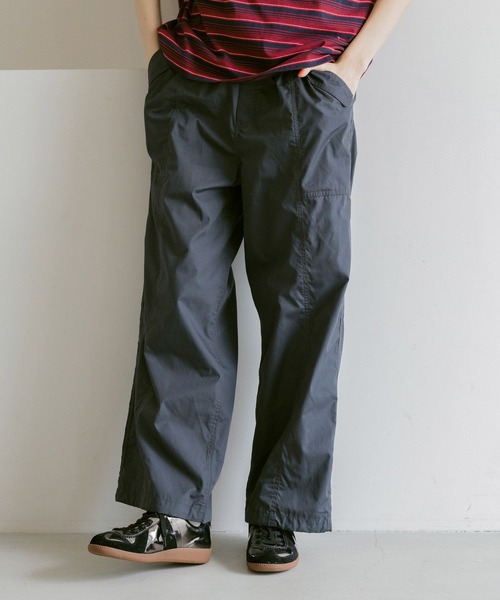 niko and...（ニコアンド）の「DRYチルイージーベルトパンツ（その他パンツ・レディース・ブルー/ライトベージュ/カーキ/チャコール/オレンジ/パープル・FREE）」の2枚目の写真