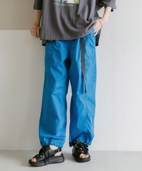 niko and...（ニコアンド）の「DRYチルイージーベルトパンツ（その他パンツ・レディース・ブルー/ライトベージュ/カーキ/チャコール/オレンジ/パープル・FREE）」の17枚目の写真