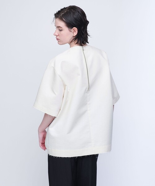【BLACK】<AEWEN MATOPH>ダブルクロス ビッグT ブラウス UNITED ARROWS LTD. OUTLET｜<AEWEN MATOPH>ダブルクロス ビッグT
