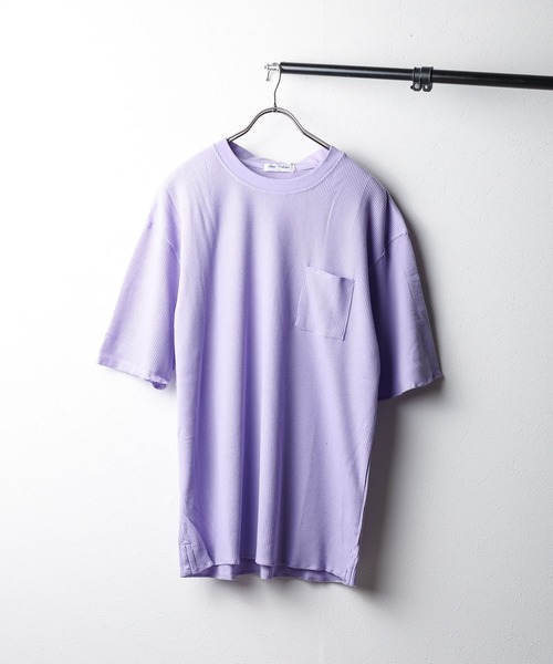 ARCHIVER(アーカイバ)の「【RS】【サーマル】 半袖ビッグTシャツ(Tシャツ/カットソー・レディース・ホワイト/グレー/ラベンダー・L/M)」の3枚目の写真