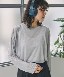 オーバーサイズ スラブ シアートップス