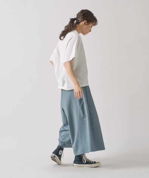 Kelen(ケレン)の「「KELEN / ケレン」 シアサッカーラップデザインパンツ WIEL(その他パンツ・レディース・ブラック/ブルーグレー/チャコールグレー/オフホワイト・S/M)」の17枚目の写真