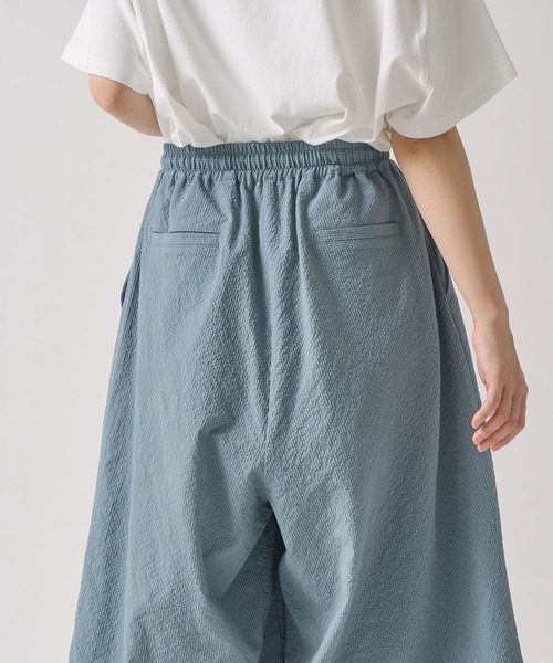 Kelen(ケレン)の「「KELEN / ケレン」 シアサッカーラップデザインパンツ WIEL(その他パンツ・レディース・ブラック/ブルーグレー/チャコールグレー/オフホワイト・S/M)」の21枚目の写真